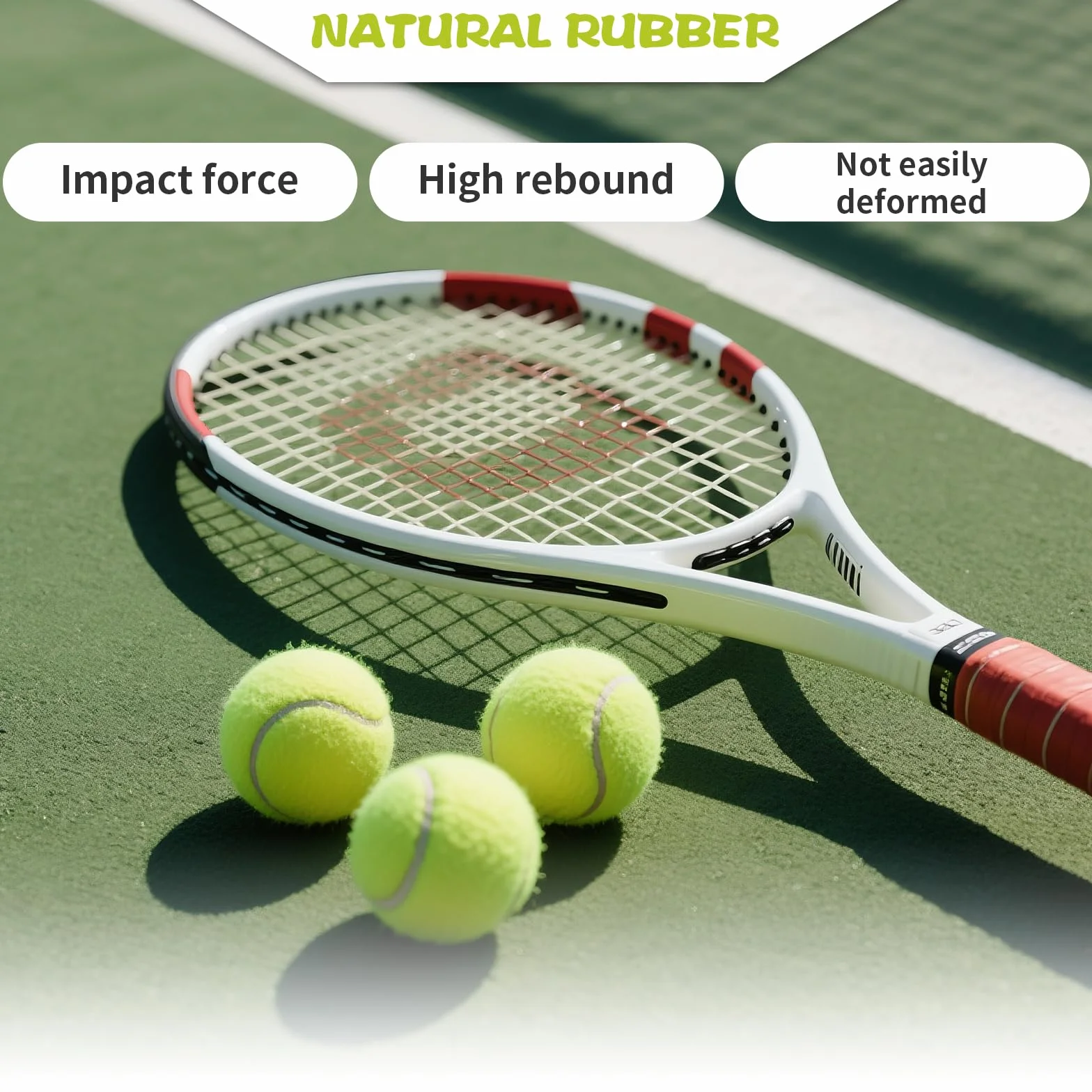 Balles de Tennis Jaune 12 Pièces pour Compétition Entraînement Chien