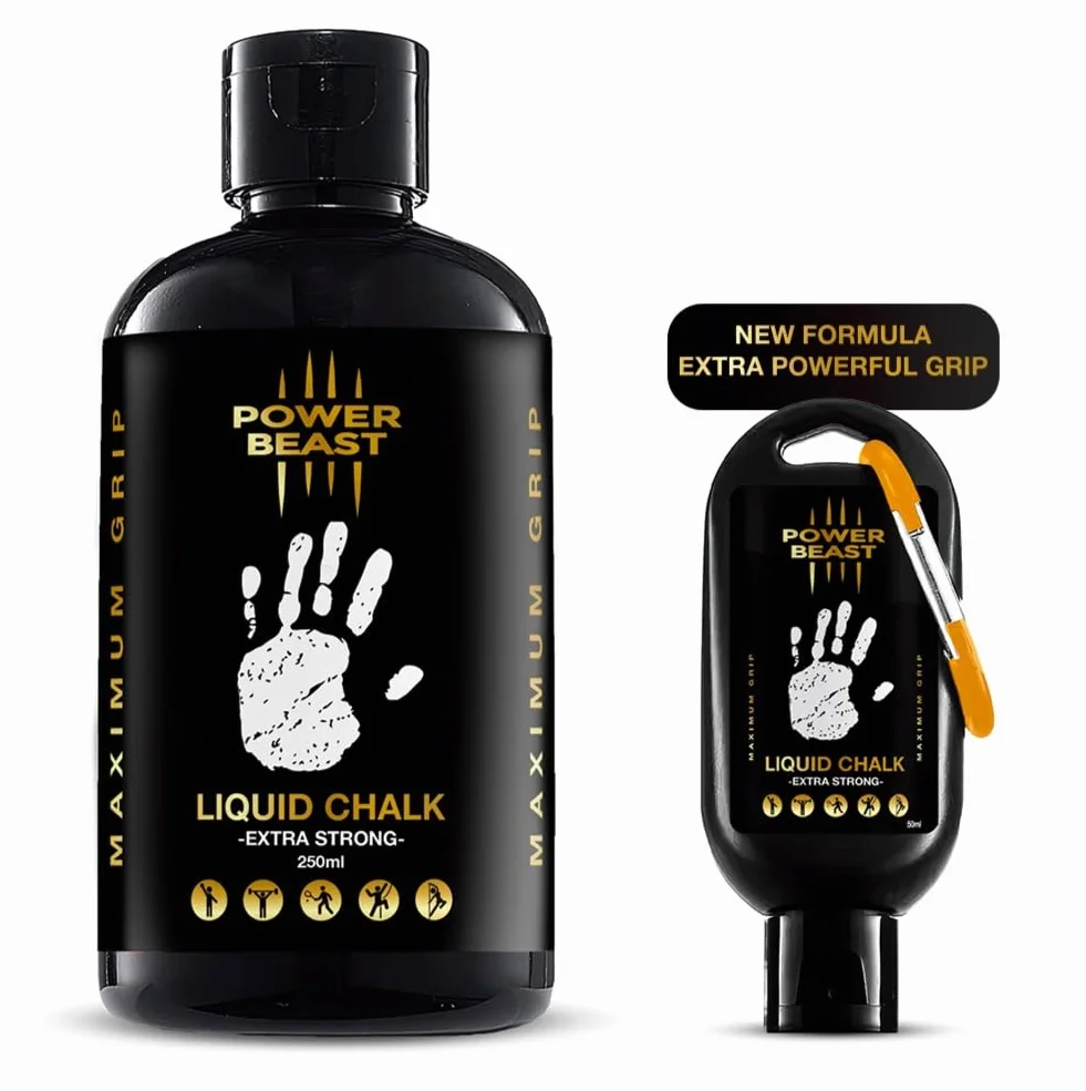 Magnesie Liquide Liquid Chalk 250ML + 50ML pour Gymnastique Escalade Haltérophilie Cross Training