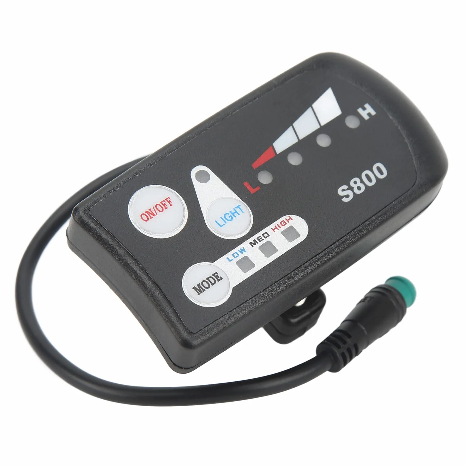 Vélo électrique Scooter S800 LED Affichage Mètre Connecteur étanche 36V 48V Universel