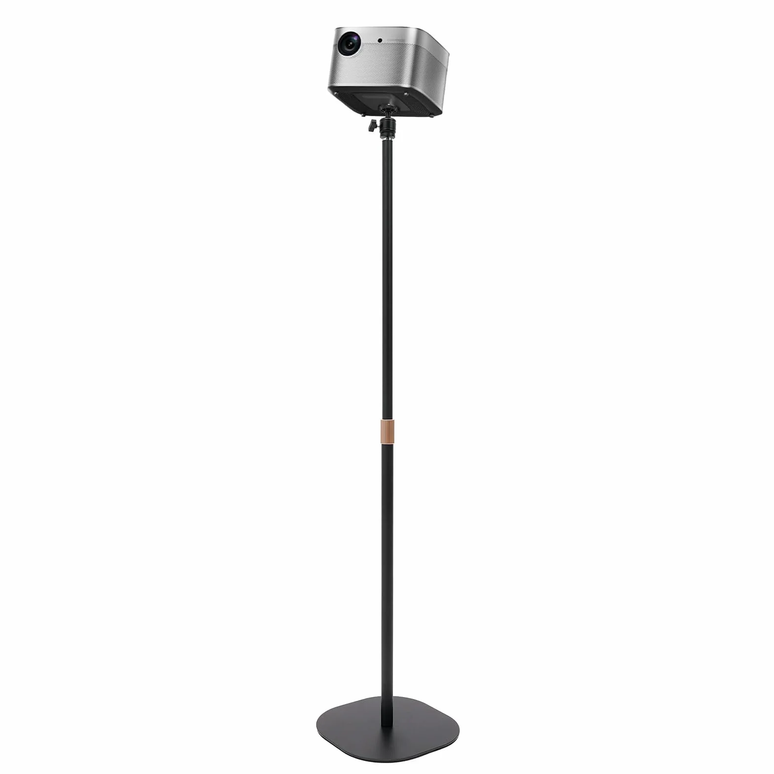 Support de Projecteur en métal Pivotant 360° Hauteur Réglable 65-120 cm Charge Max 3 kg Compatible 1/4"