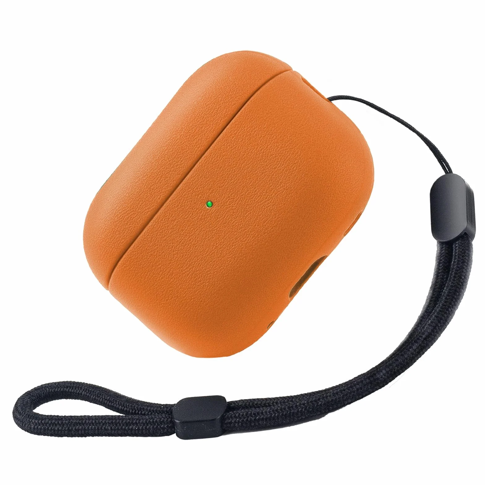 Coque TPU AirPods Pro 3ème Génération Housse Protection Apple avec Dragonne Orange