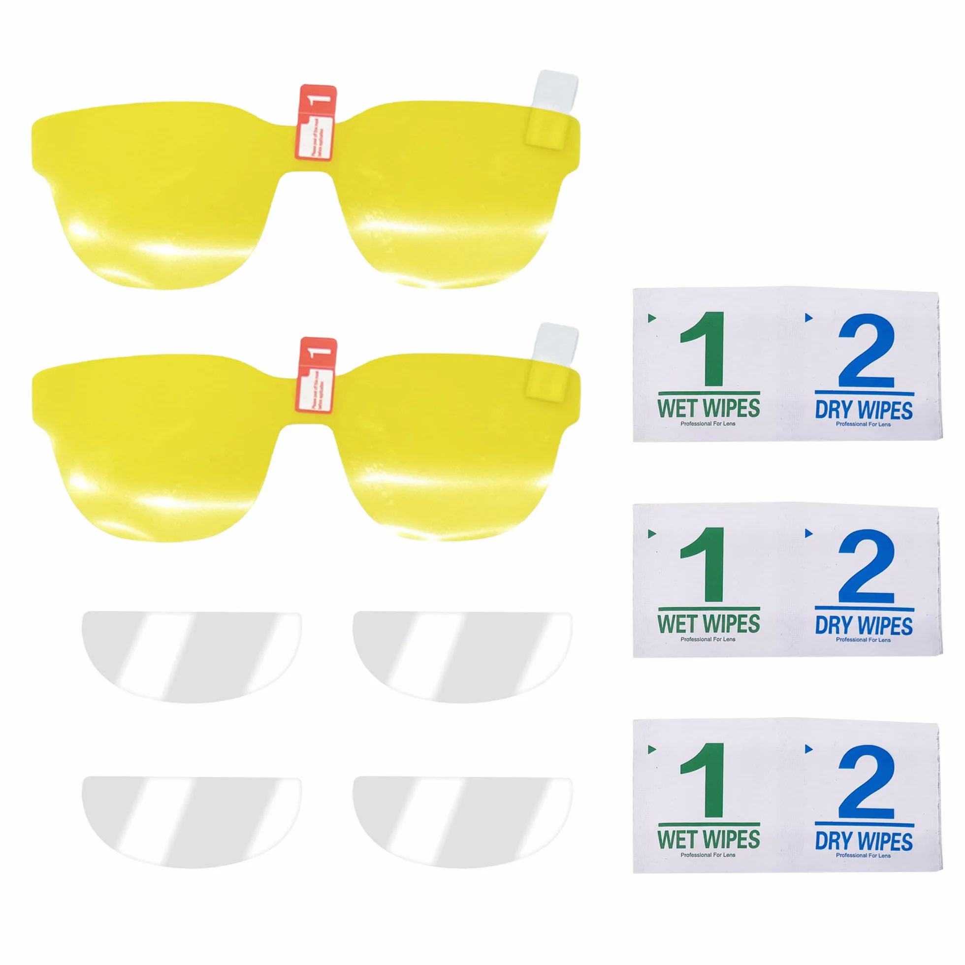 Applicable pour RayNeo Air2 / Air2s / Air3s / 3s Pro Ensemble De Film Protecteur Anti-Rayures Haute Définition Film De Lentille En PET Avant Accessoires De Lunettes Ar (pour RayNeo Air3s/3s pro)