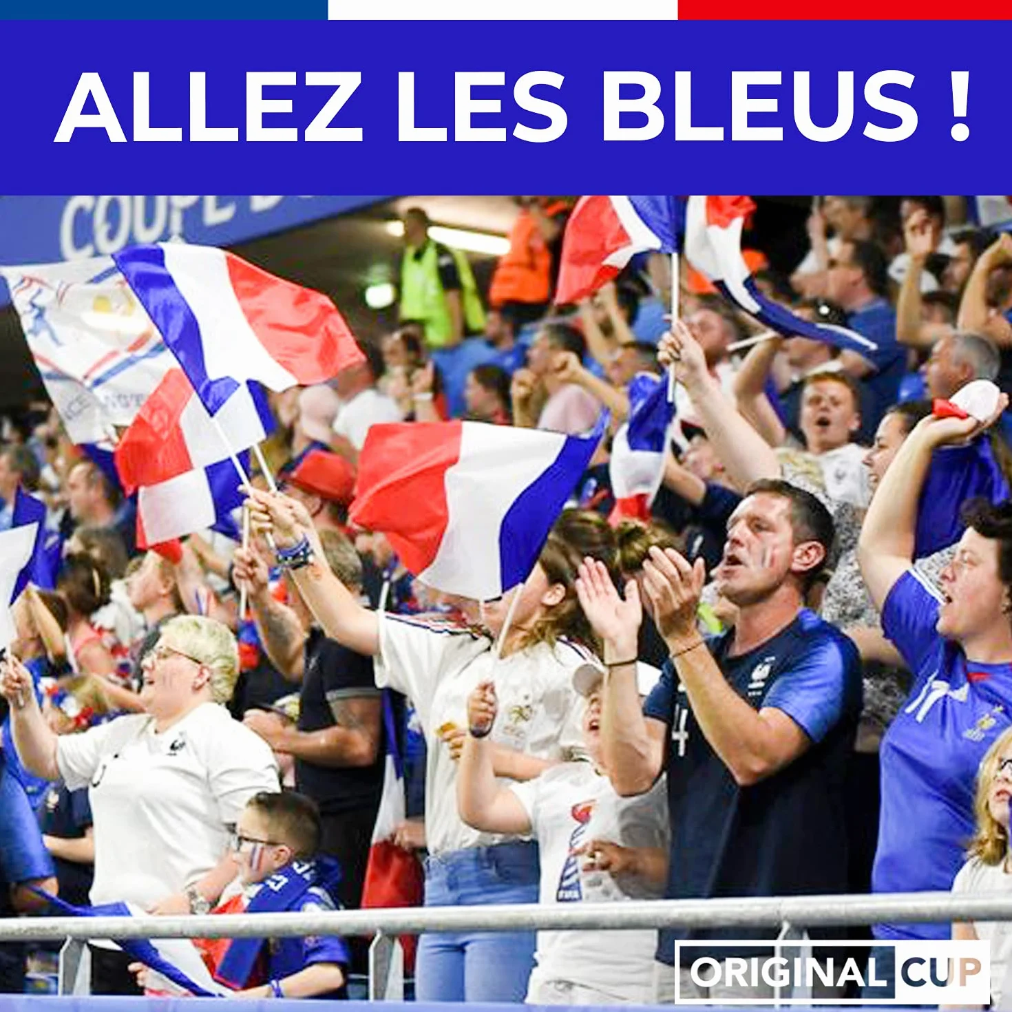 Corne de Brume Manuelle France Bleu Blanc Rouge Klaxon OriginalCup®