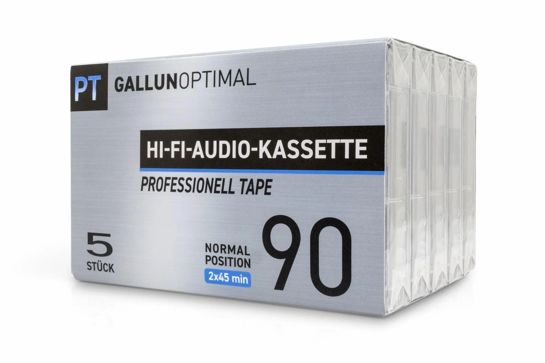 Cassettes Audio PT90 90 Min Professionnelles