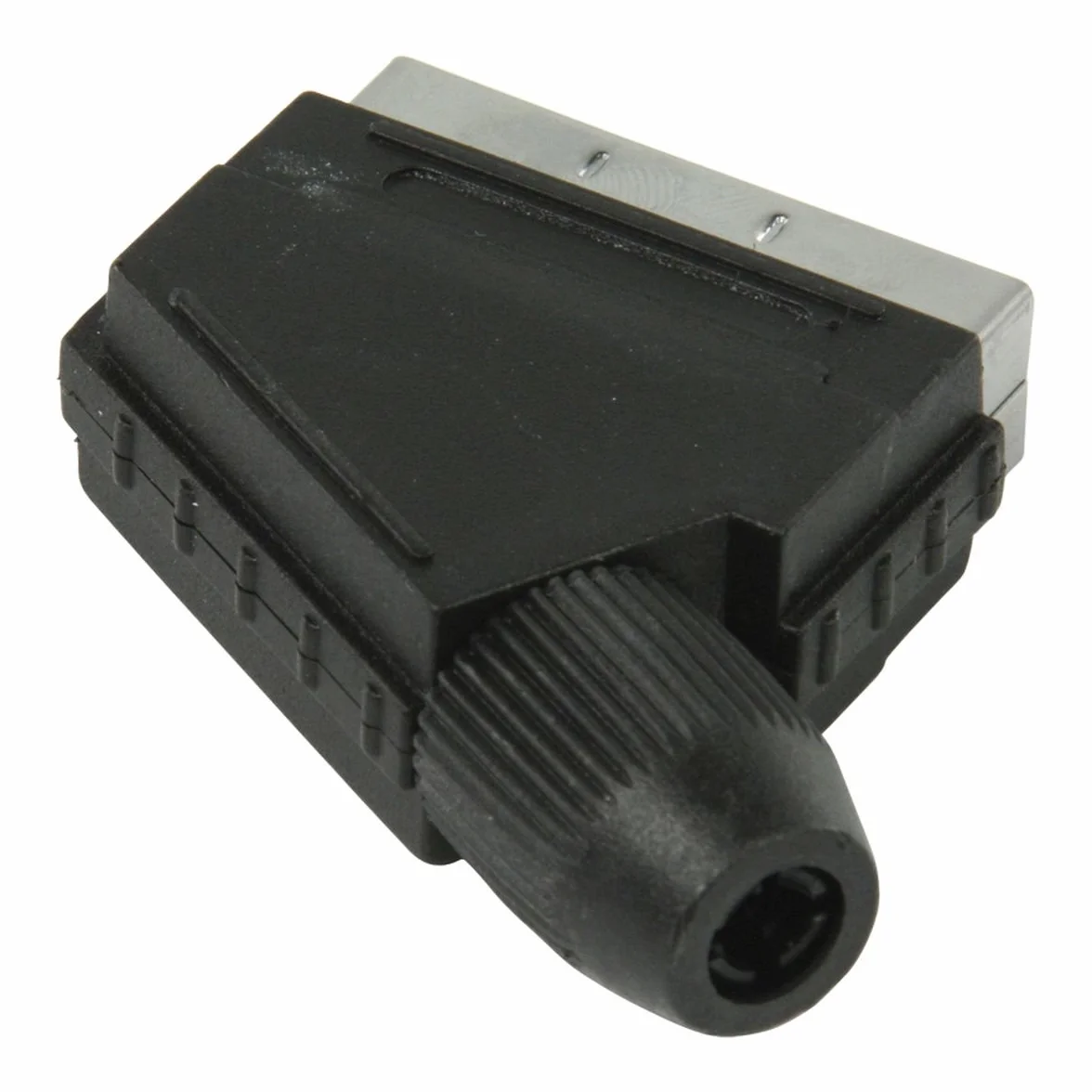 Valueline VLVP31990B SCART Noir connecteur de Fils - Connecteurs de Fils (SCART, Noir, 11 cm, 120 mm, 25 mm, Sac)