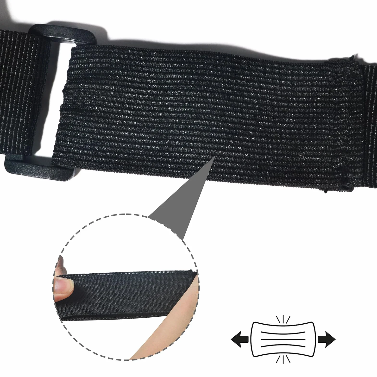 UAYESOK Harnais Poitrine Talkie Walkie, Porte Radio Police, Étui Harnais Tactique Portable Universel avec Sangle Sac Nylon Réglable pour Motorola Baofeng Icom Yaesu Midland President (Noir)