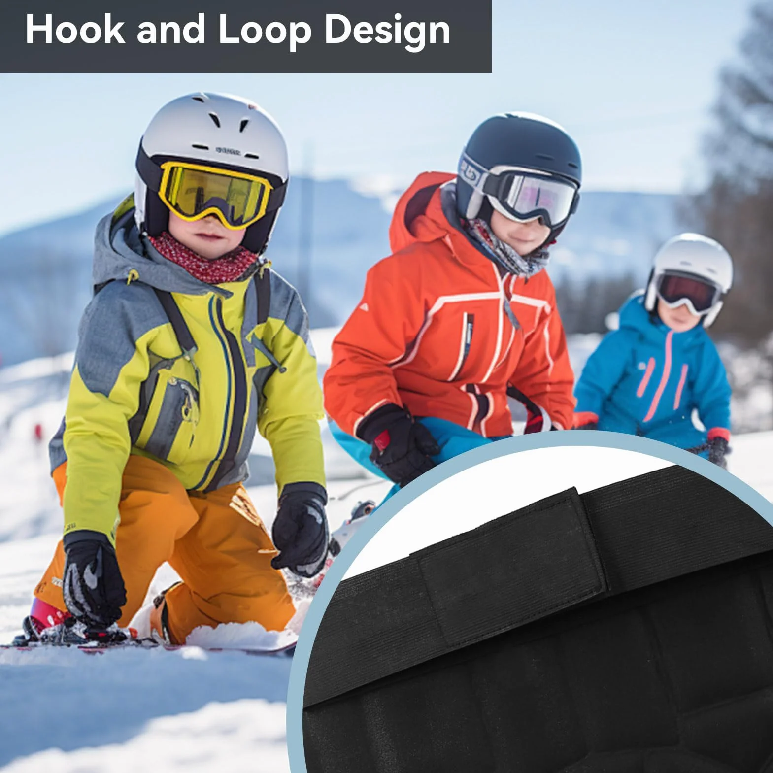 Protection de Hanche pour Enfants Shorts Ski Patinage Antidérapantes Snowboard Pantalons Rembourrés Protecteur de Hanche