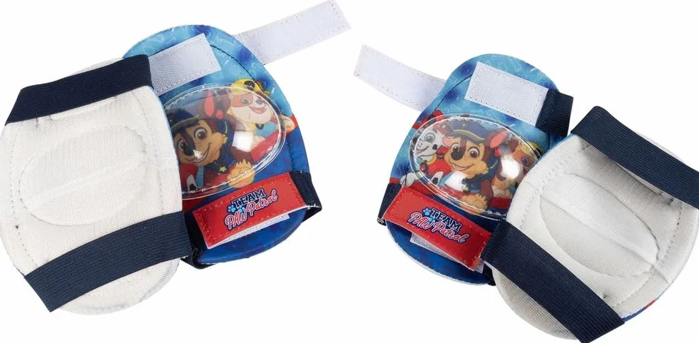 Kit protection vélo enfant Paw Patrol, genouillères coudières et gants