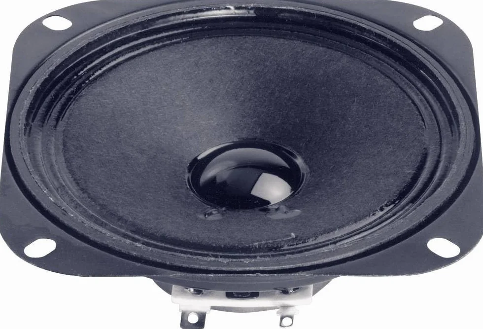 Visaton VS-R10S/4 - Hauts-parleurs (Avec fil, Terminal, 20 W, 100 - 13000 Hz, 4 Ohm, Noir)