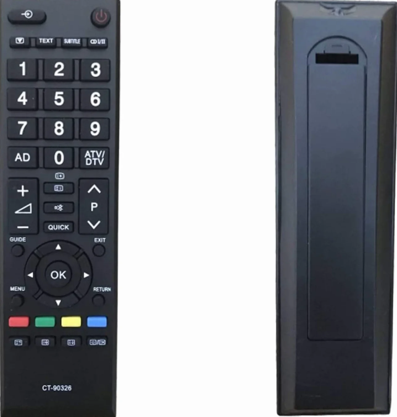 pour télécommande Toshiba ct-90326 pour télécommande Universelle Toshiba TV Aucune Programmation requise