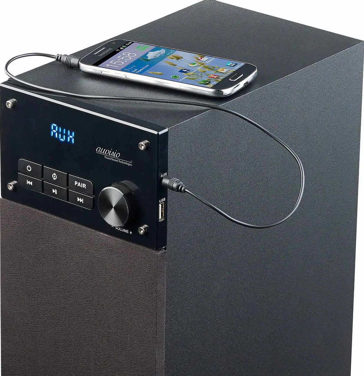 Tour haut-parleur multiroom 2.1 wifi / bluetooth 160 W MSX-280.bt [Auvisio]