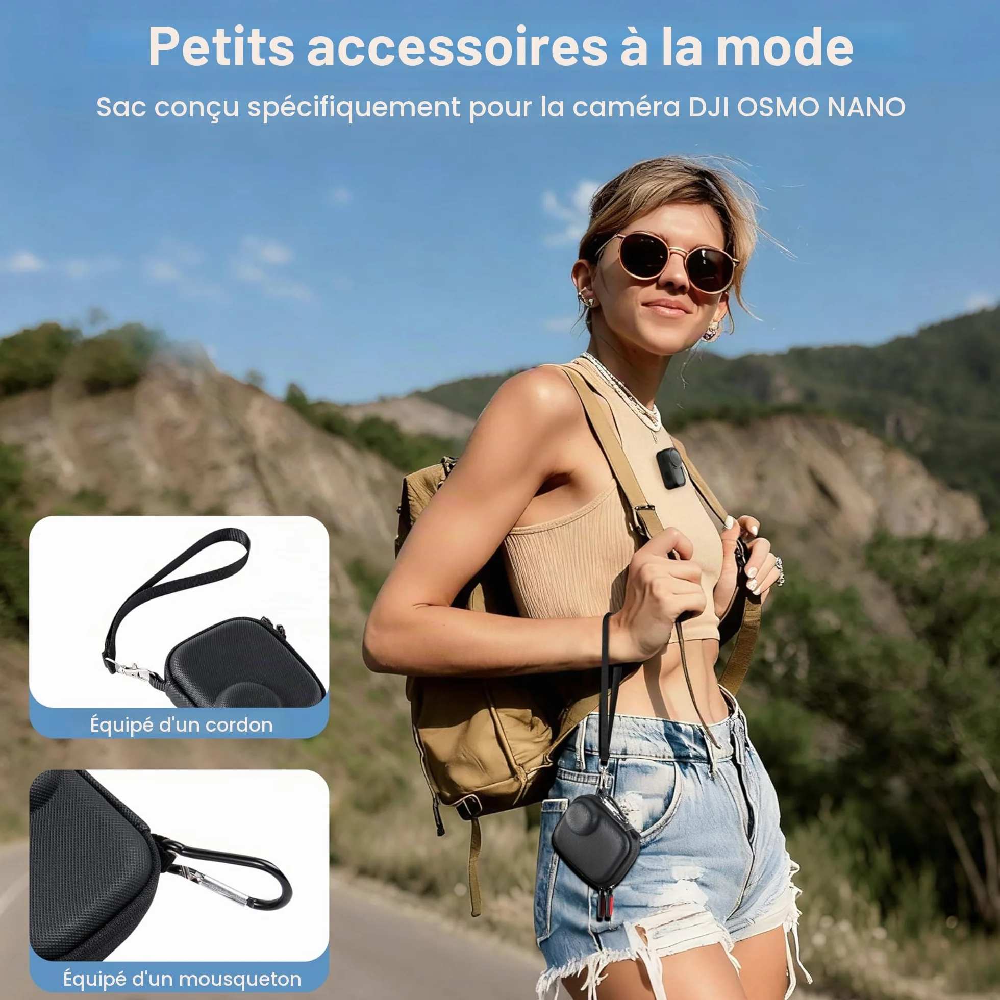 STARTRC PHOTO Osmo Nano Sac de Rangement Portable pour DJI Osmo Nano Étui Rigide