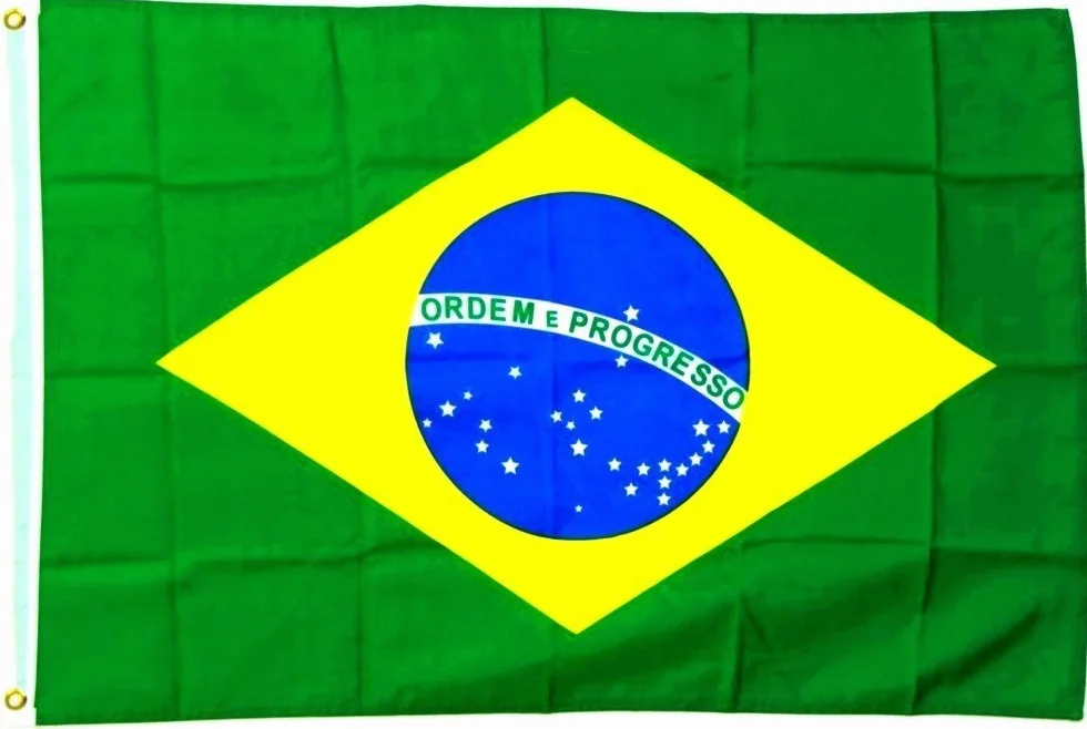 Drapeau du Brésil XXL 150 x 250 cm