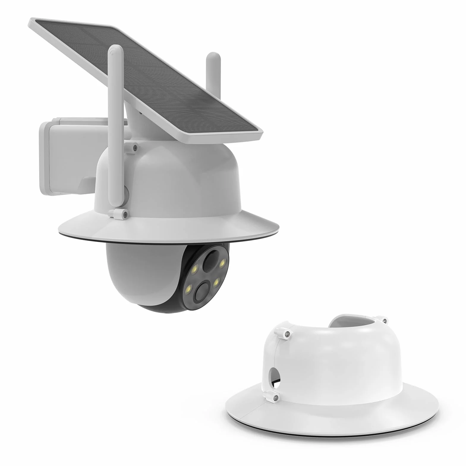 Protection contre la pluie pour caméra de surveillance AOSU 2K/3MP Batterie solaire extérieure (C9C2CA11) (C9C3CA11) – Couvercle de caméra extérieure, protection solaire, accessoire de caméra