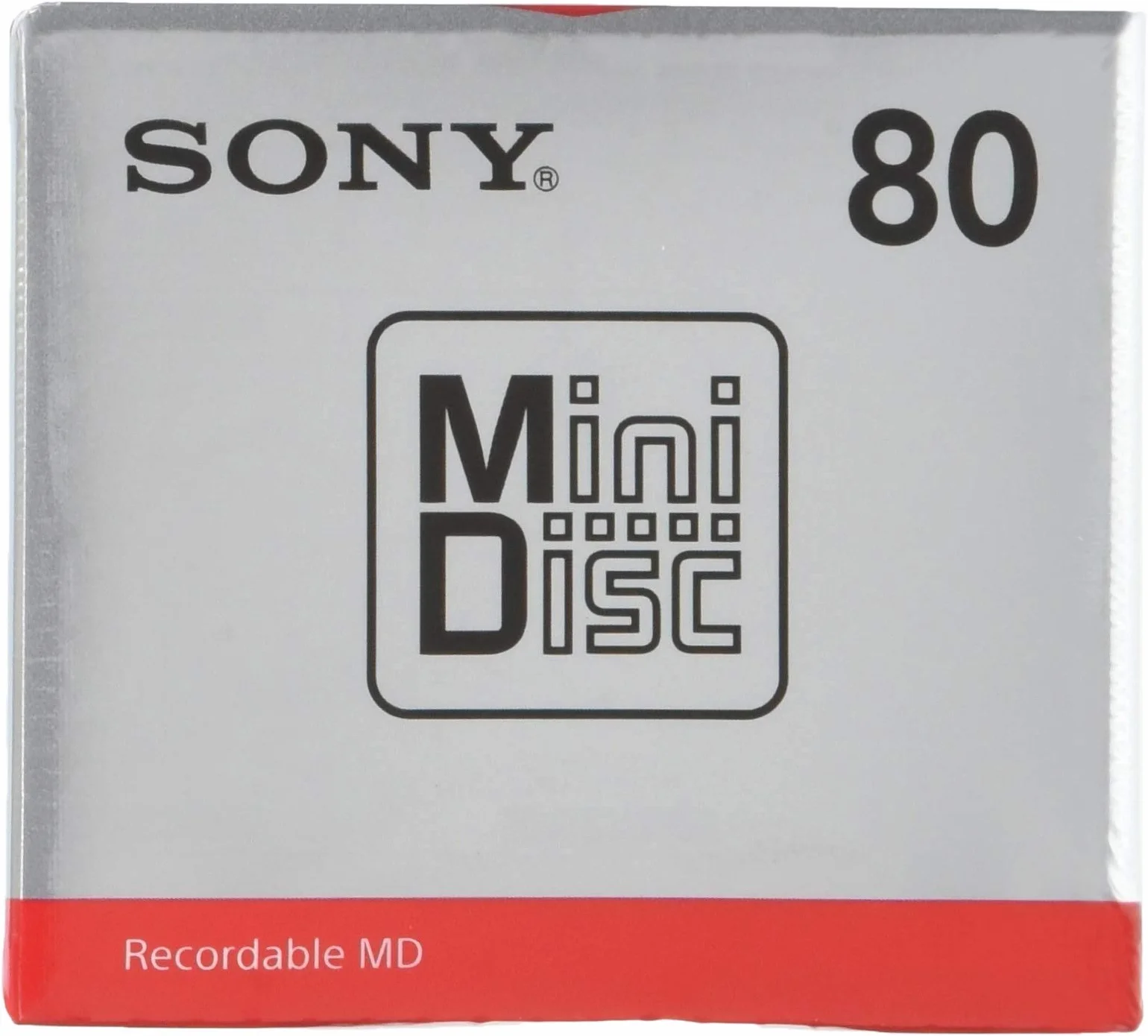 Sony MD80 MiniDisc 80 Minute Mdw80t