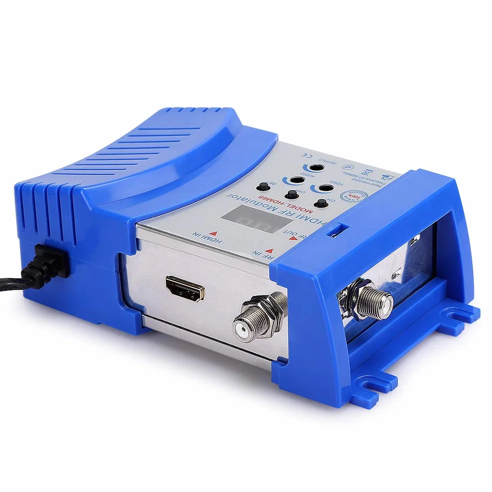 PUSOKEI Modulateur HD HDMI RF VHF/UHF Convertisseur PAL TV