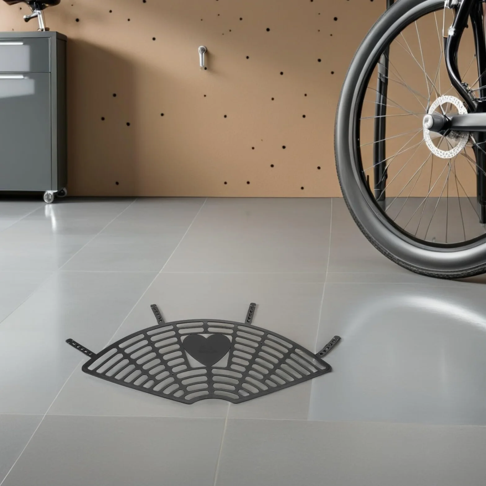 STOBAZA Filet de Protection Roue Arrière Vélo Électrique Garde Sécurité Compatible Montage Facile