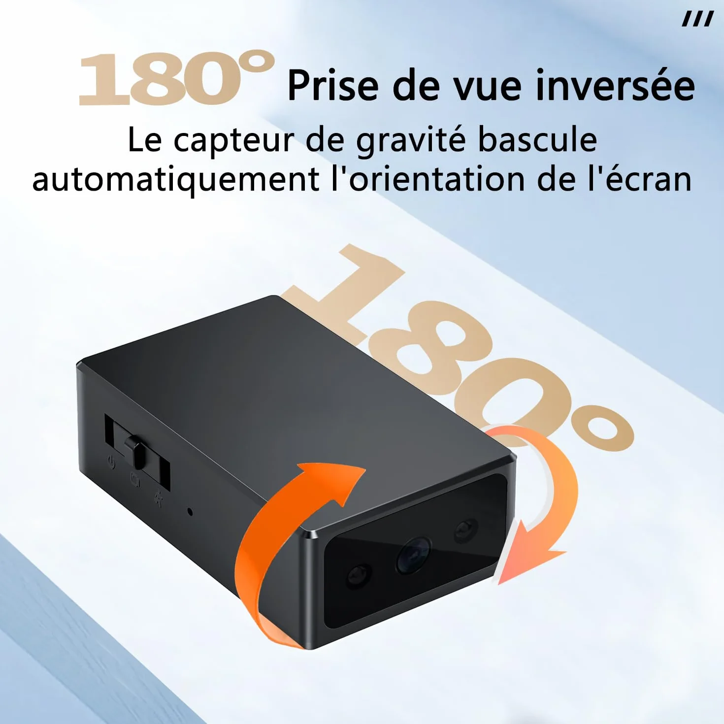 Mini caméra Espion HD 1080P caméra cachée surveillance intérieur extérieur sans WiFi