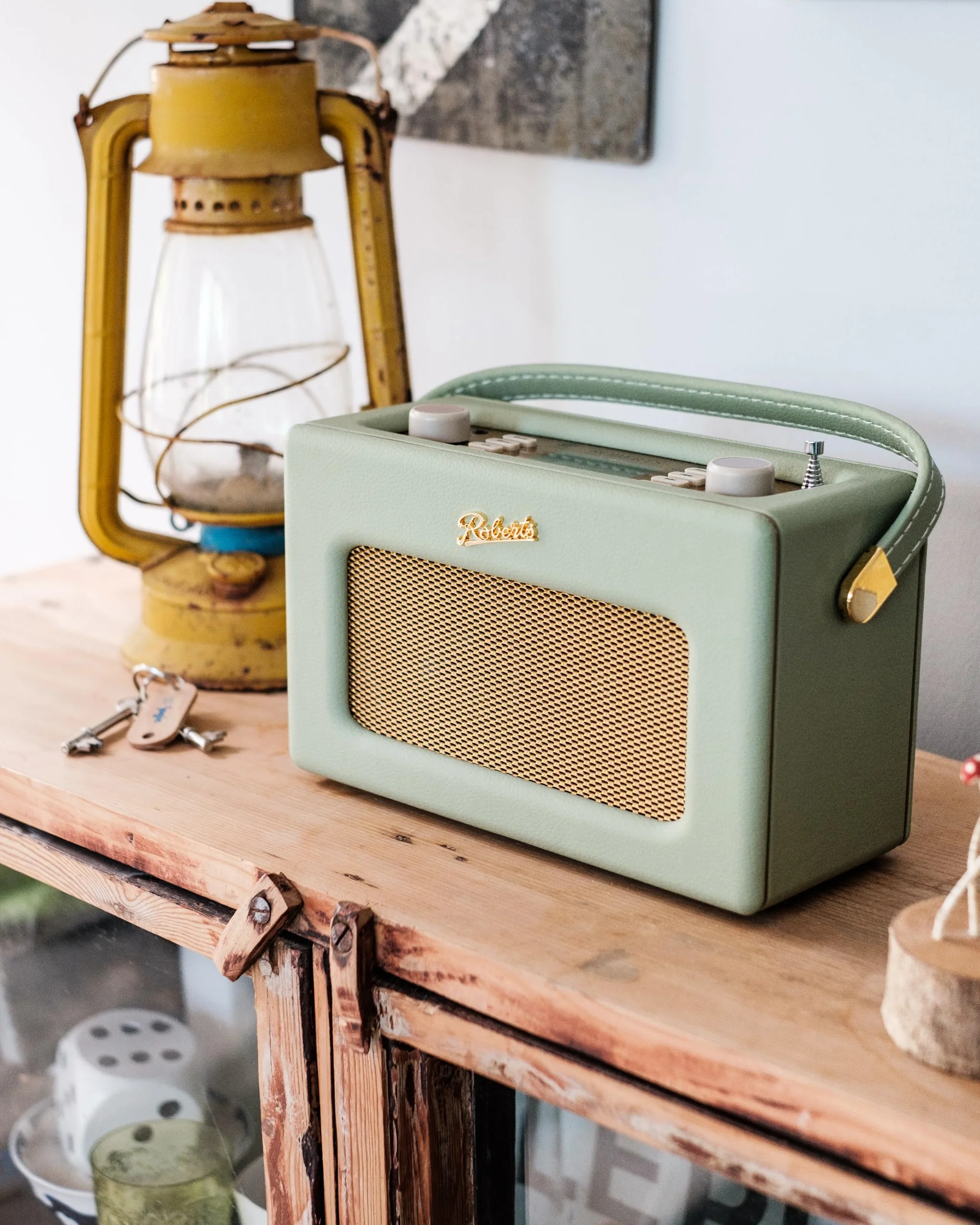 Roberts Revival iStream 3L DAB+ FM Bluetooth WiFi Radio Portable Bleu Ciel