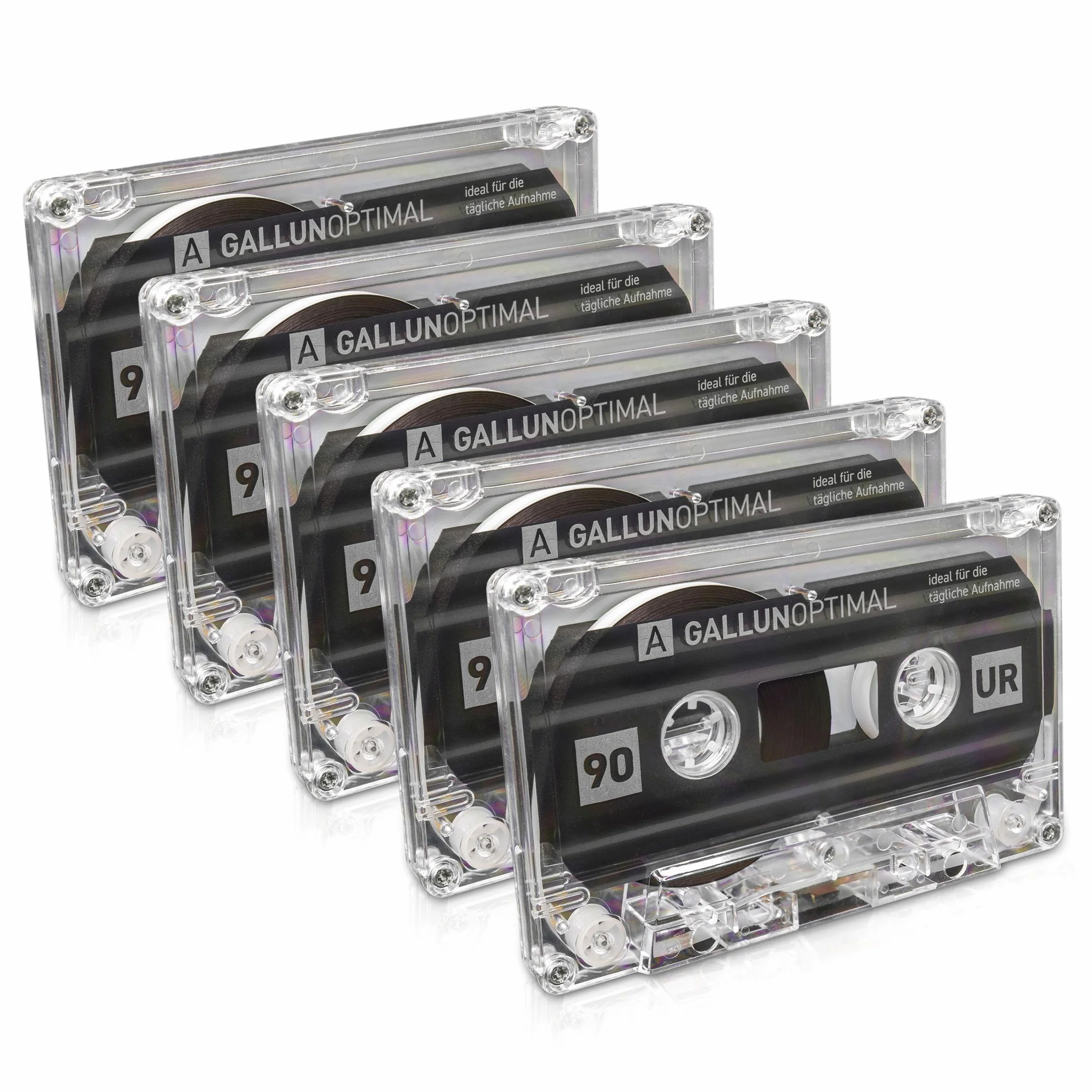 UR90 Cassettes Audio 90 Min Lot de 5 Cassettes vides