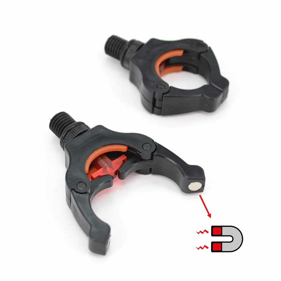 Porte-canne à pêche aimanté lot de 4 pièces pour rod-pod carpe