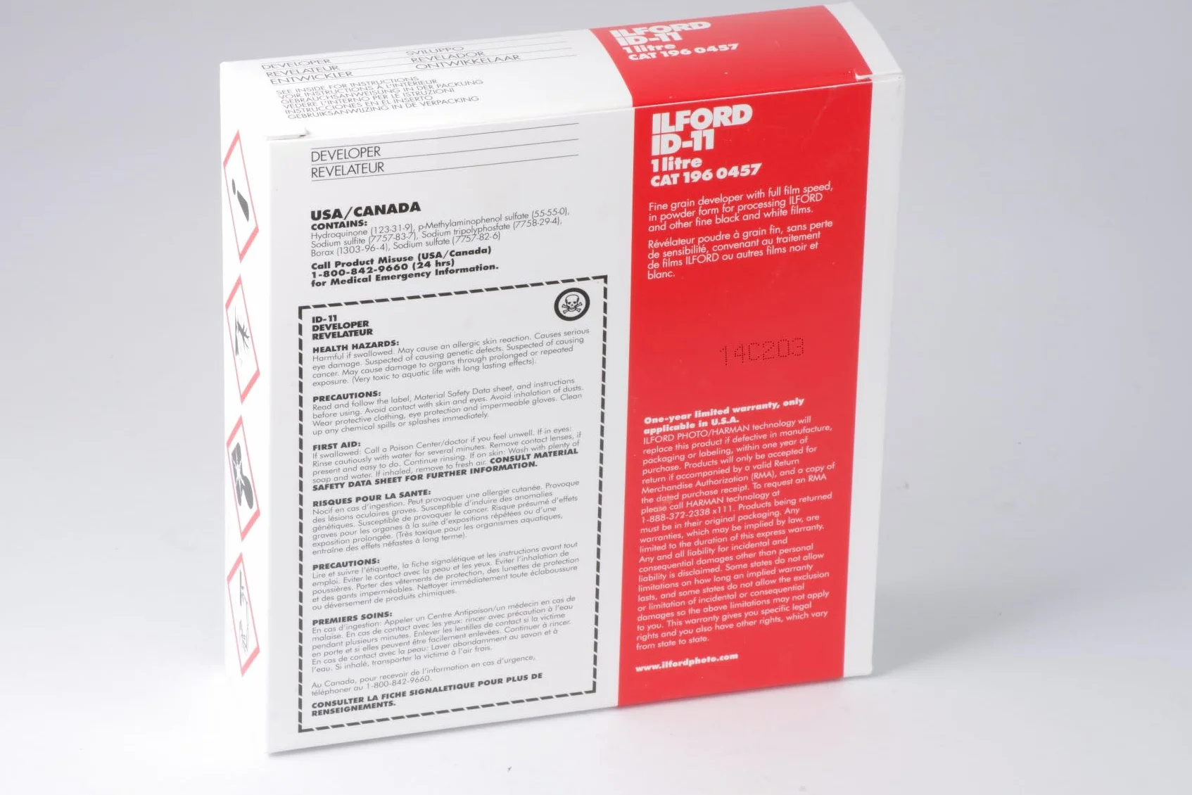 Ilford ID-11 Filmentwickler für 1L