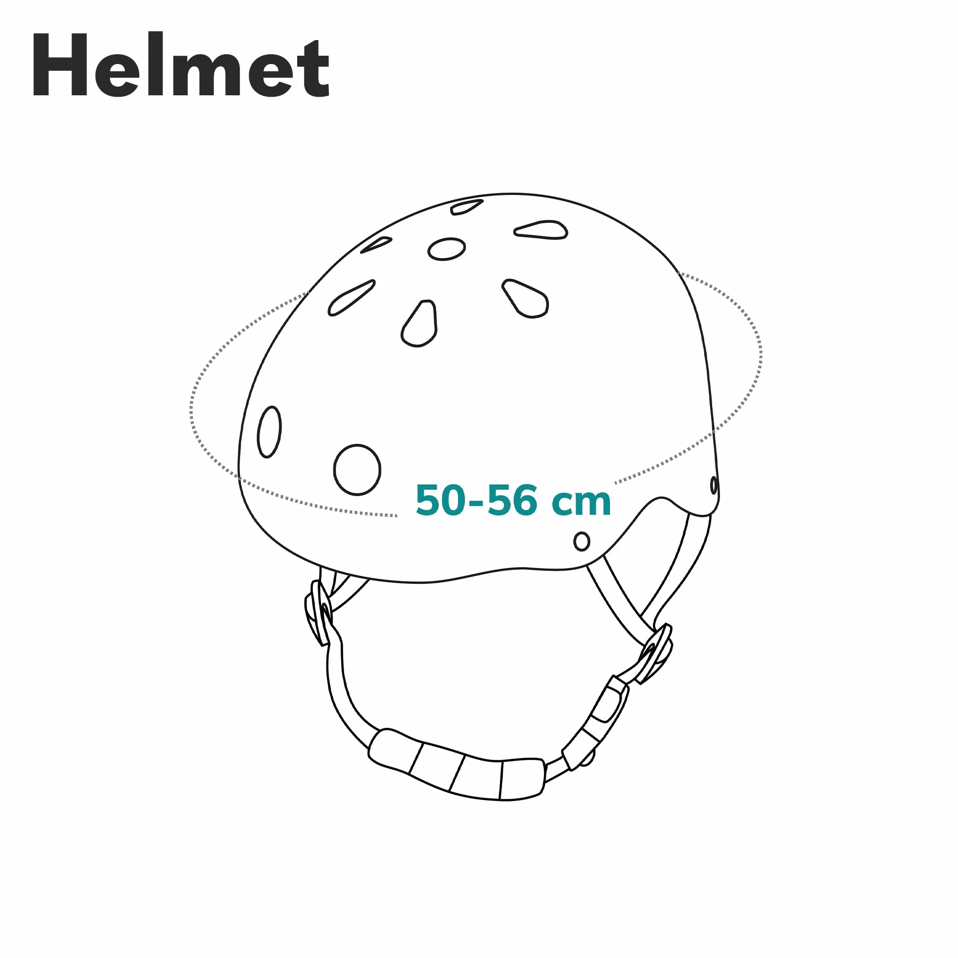 LIONELO Casque Protecteur de Vélo Enfants Réglable 50-56 cm Protège-Menton Certifié Intertek Taille S