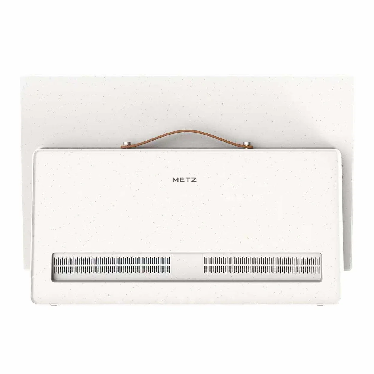 Metz TV Portable 24 Pouces (60 cm) Smart Google TV FHD avec Batterie Intégrée Poignée HDR 10 Chargeur Voiture 12V Ecran Anti-reflet Dolby Audio HDMI USB Bluetooth Wi-FI (24MPE7000 Blanc)