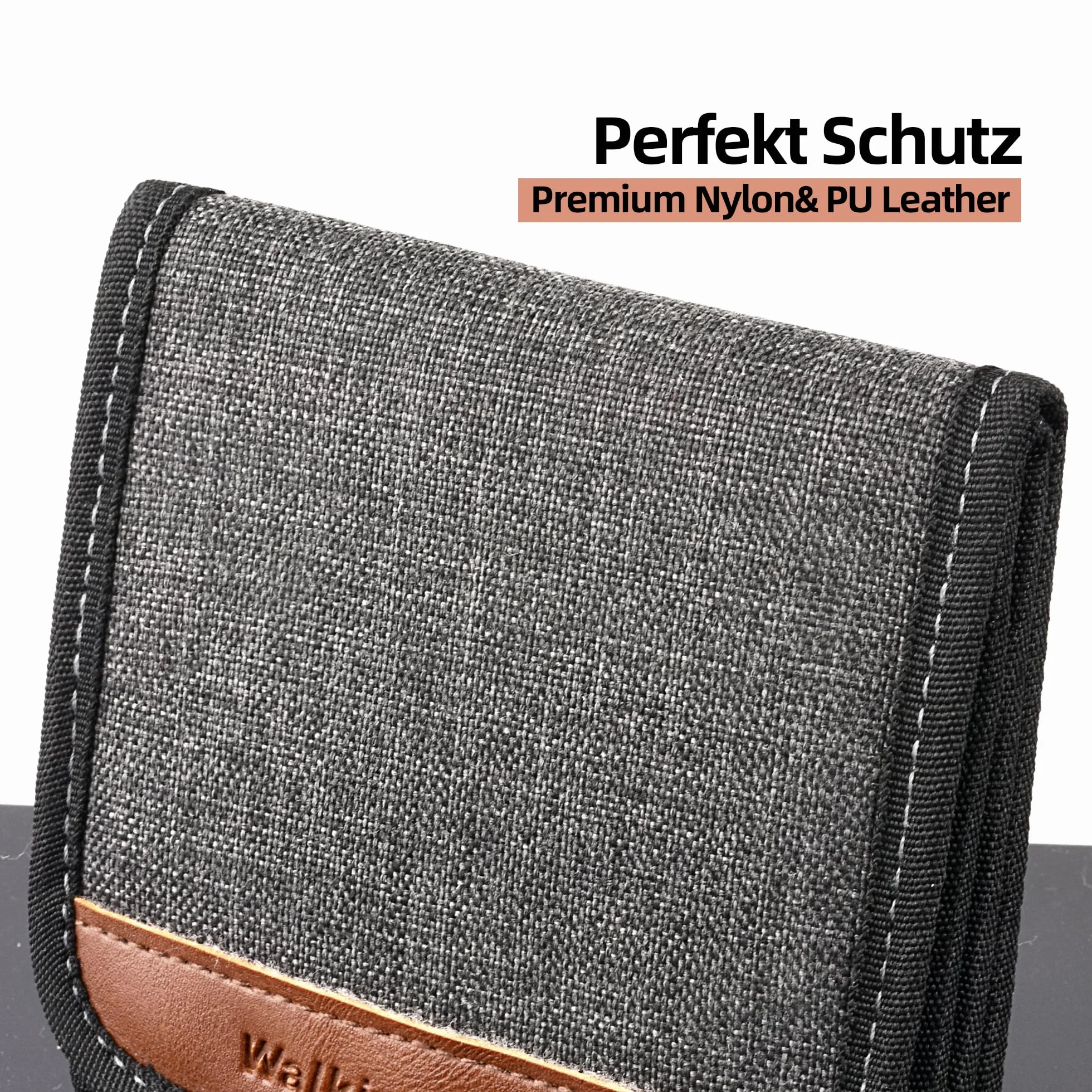 Walking Way Pochette Pliable pour Filtre Photo 3 Poches, Étui Protection Imperméable Antipoussière Jusqu'à 82mm