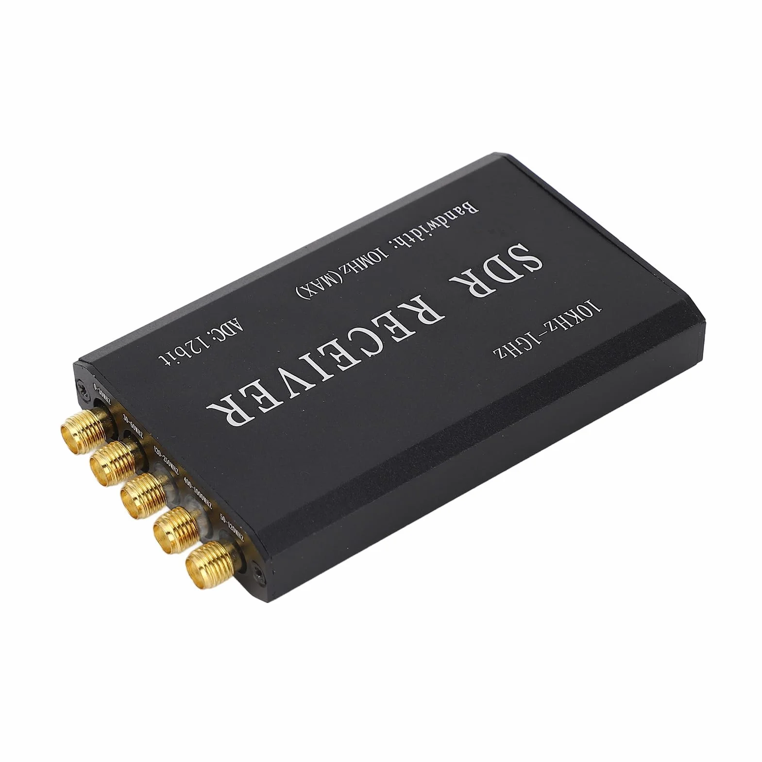 Récepteur SDR 12bit Récepteur Radio Défini par Logiciel Simplifié Module de Réception Radio en Alliage D'aluminium avec Câble USB