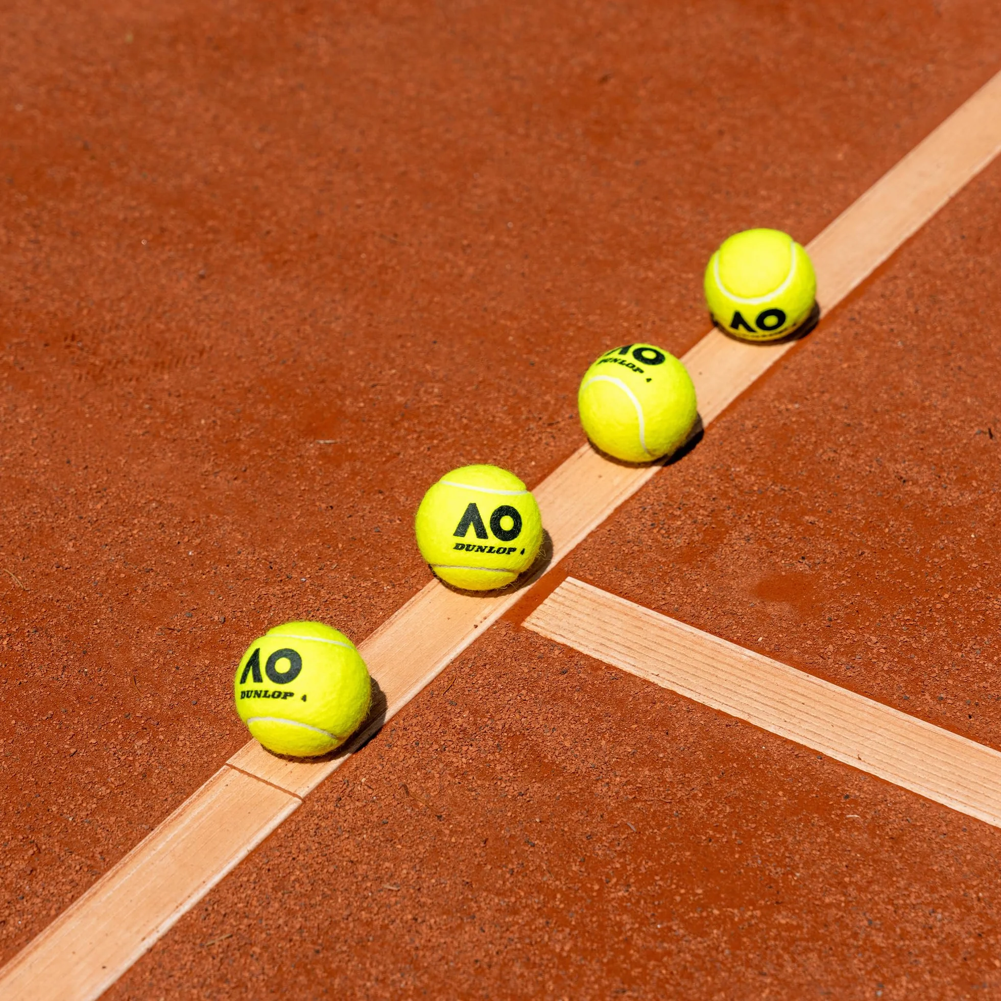 DUNLOP Balle de Tennis Australian Open Terre Battue Terrain Dur Gazon