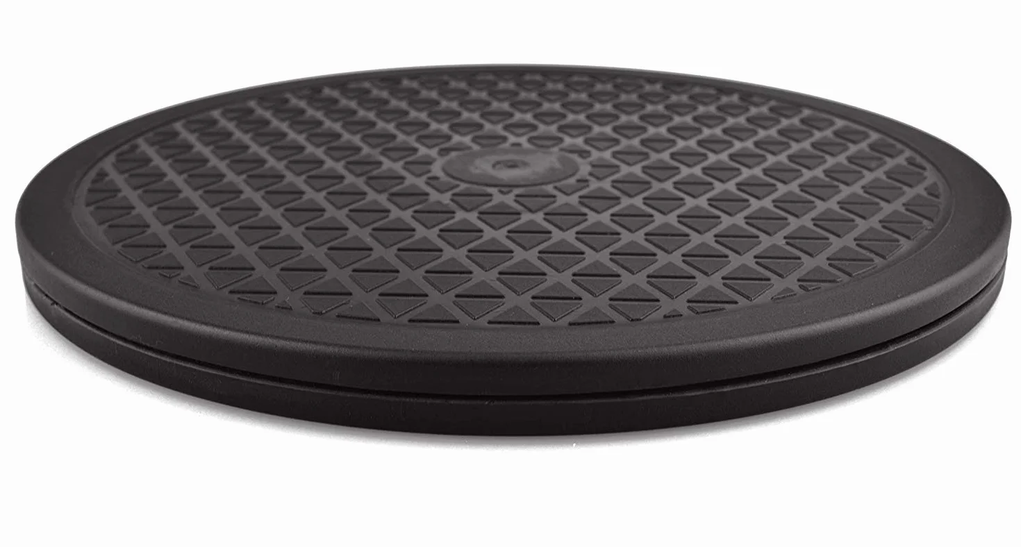 Solide plateau tournant à 360° avec roulement à billes en acier pour téléviseur (25,4 cm)