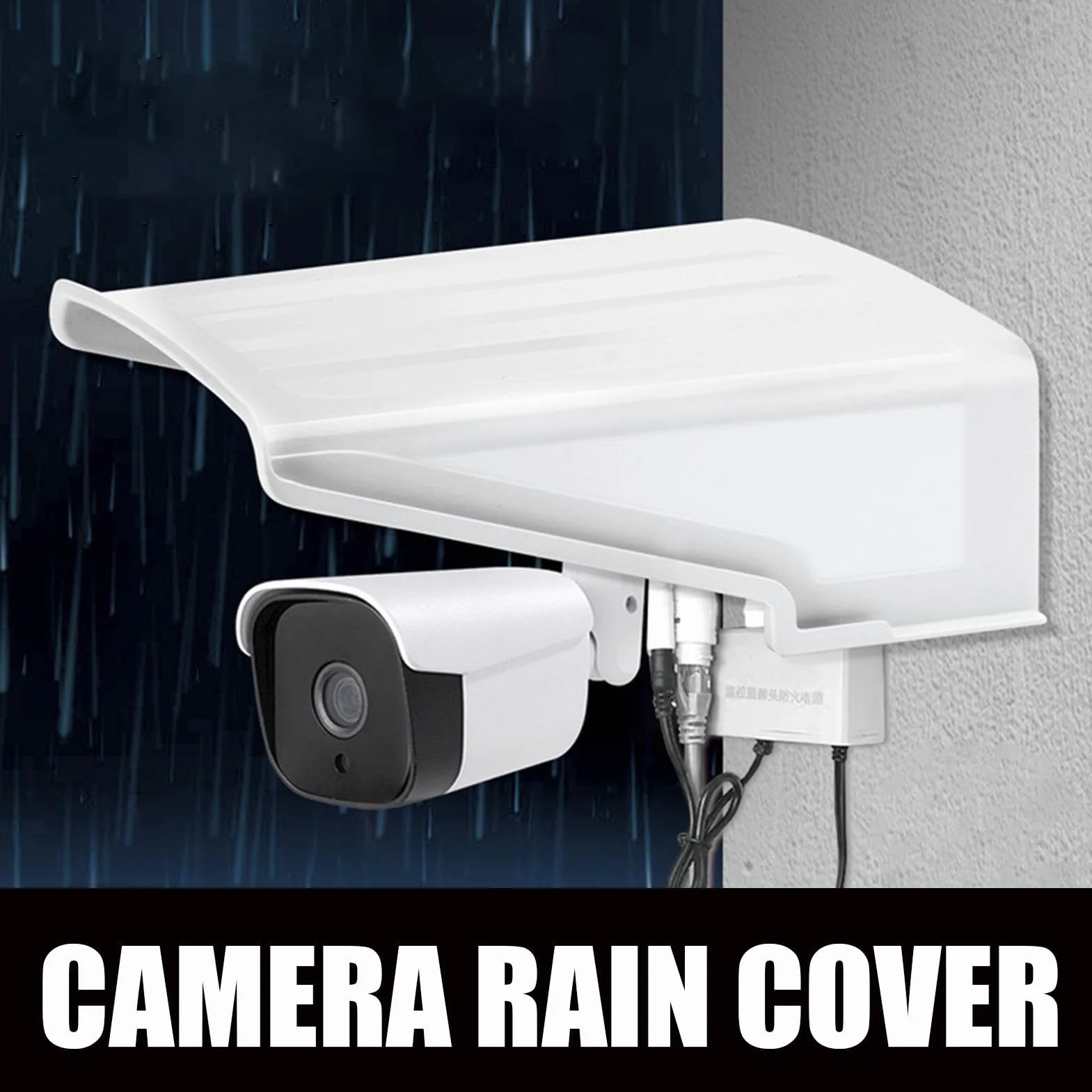 Ring Camera Protector Robuste Sun Rain Shade Protection Toit de Protection pour Caméra Extérieure, Caméra de Jardin Bouclier pour Lumières LED/Caméras Dome