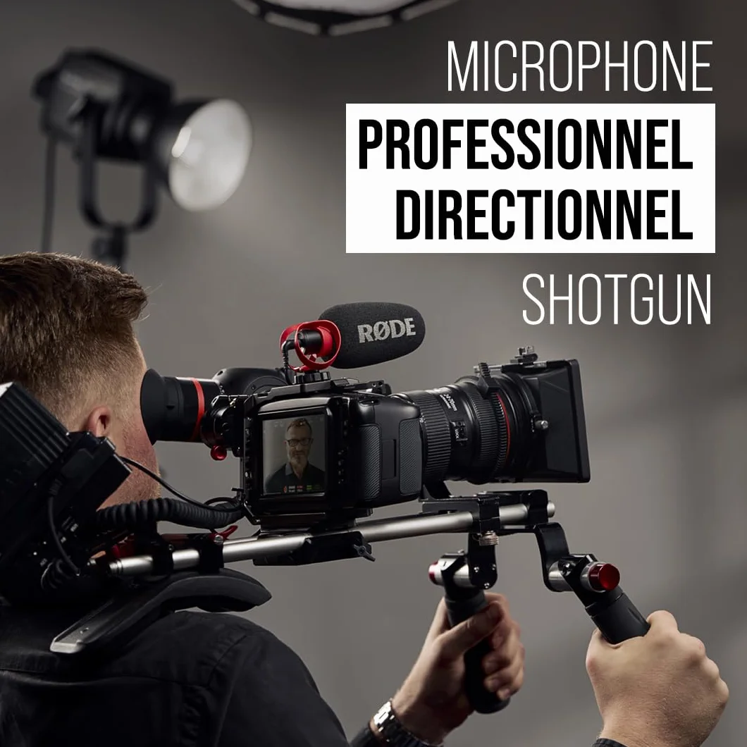 RØDE VideoMicro II Micro-canon ultra-compact sur caméra pour enregistrement audio de haute qualité avec un appareil photo ou un appareil mobile