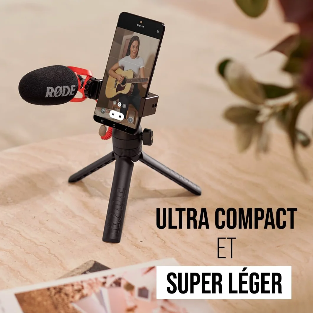 RØDE VideoMicro II Micro-canon ultra-compact sur caméra pour enregistrement audio de haute qualité avec un appareil photo ou un appareil mobile