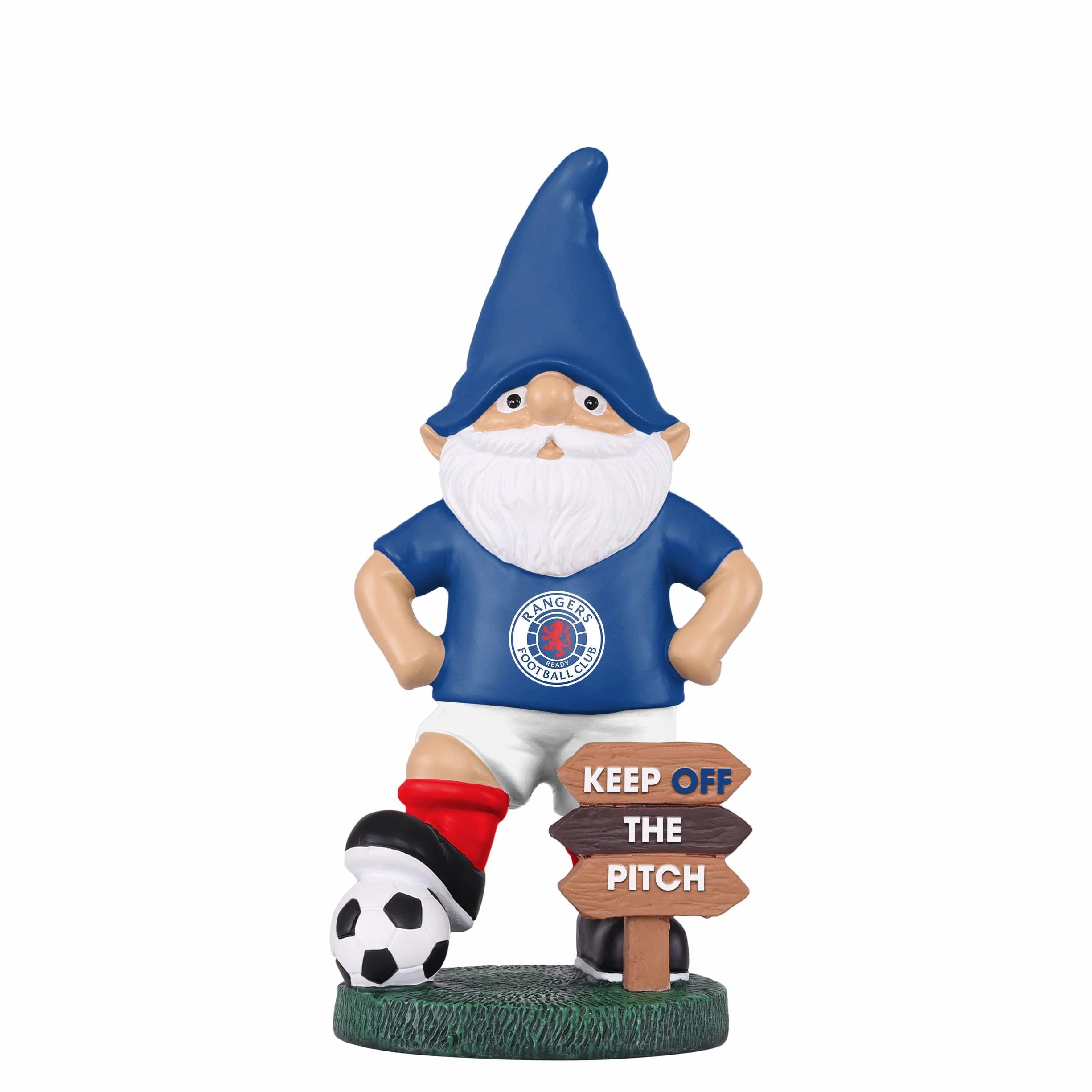 FOCO Nain de Jardin Officiel Rangers FC Keep Off The Pitch