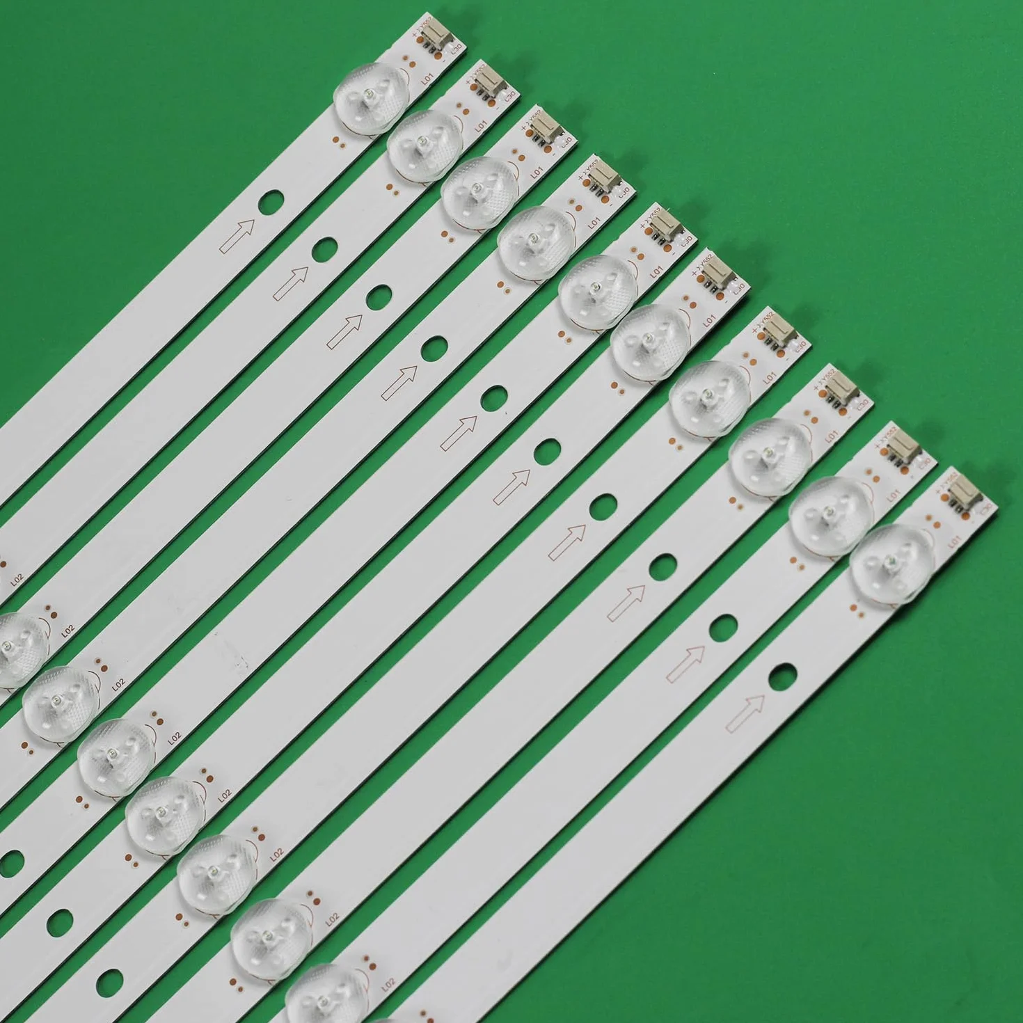 Lot de 10 Bandes LED CELED58419B7 E58DM1200, compatibles Fit for Les systèmes TD K58DLJ10US TVLED584K01 D58-M30 JS-D-JP58DM-051EC (81225) E58DM1000