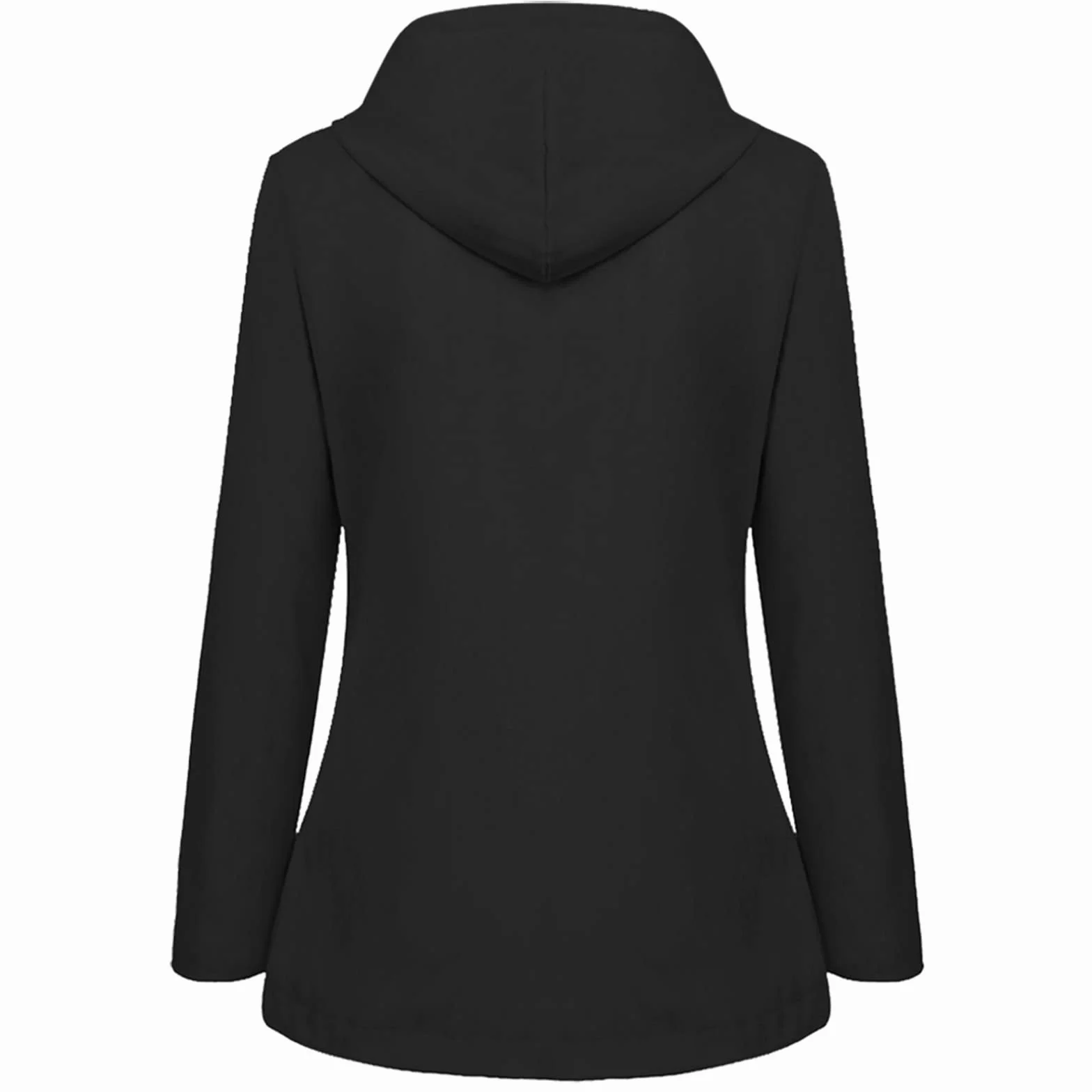 Veste Imperméable Femme Mi Saison Capuche Manches Longues Automne Hiver Randonnée Anti-Pluie