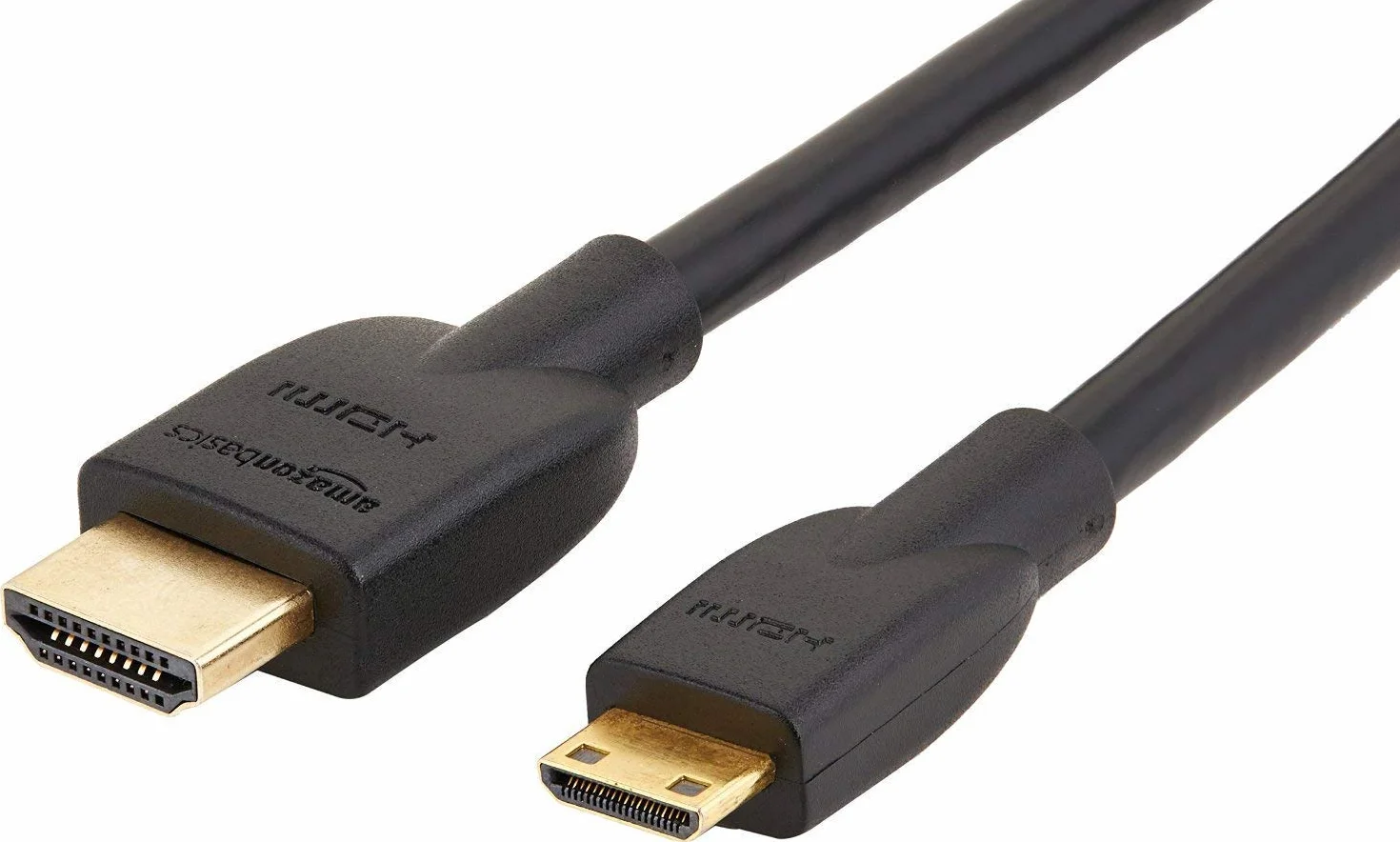 Amazon Basics Câble mini HDMI (source) vers HDMI (écran) haute vitesse, 1.8 m, noir