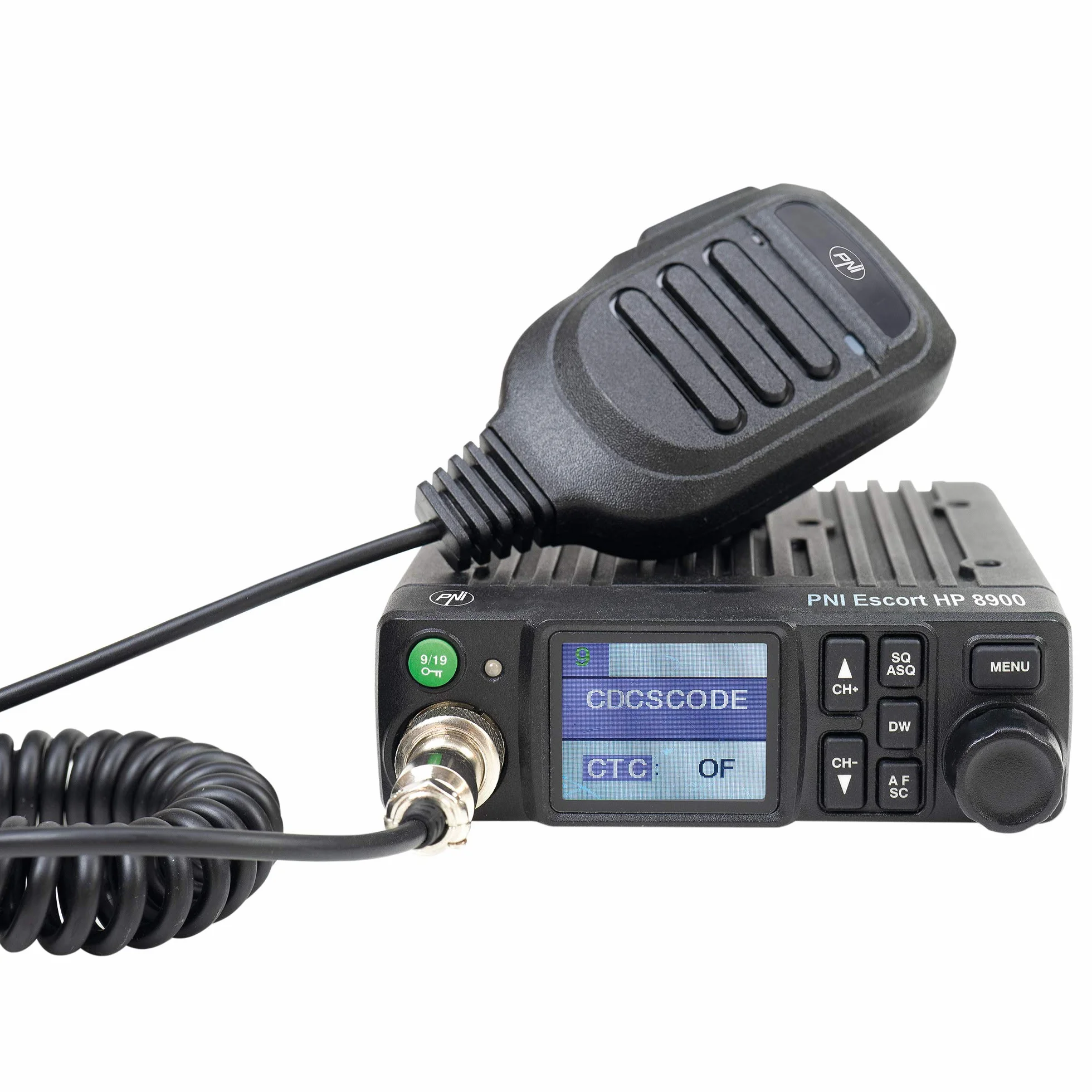 Radio CB PNI Escort HP 8900 ASQ, Antenne 12-24V + CB PNI ML100 avec Base magnétique, Alimentation 12V/24V, Gain RF, Roger Beep, CTCSS-DCS, Dual Watch