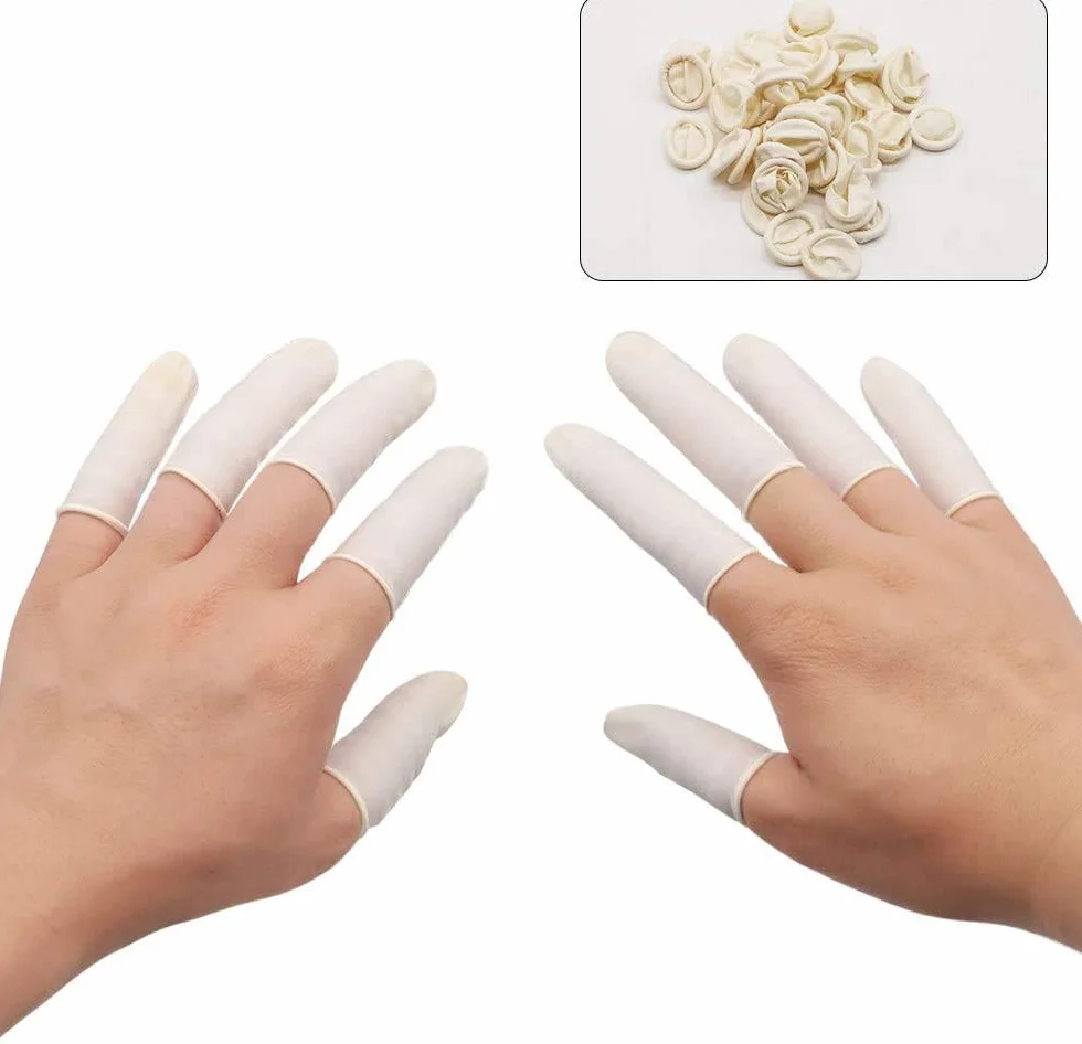 Doigtiers en Latex Antistatique Jetables 300 PCS
