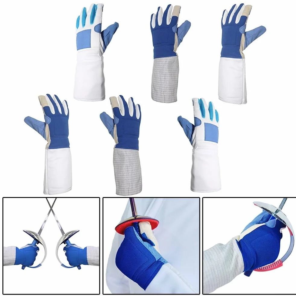 DAZZLEEX Gants d'escrime antidérapants résistants à la déchirure XXS-XXL