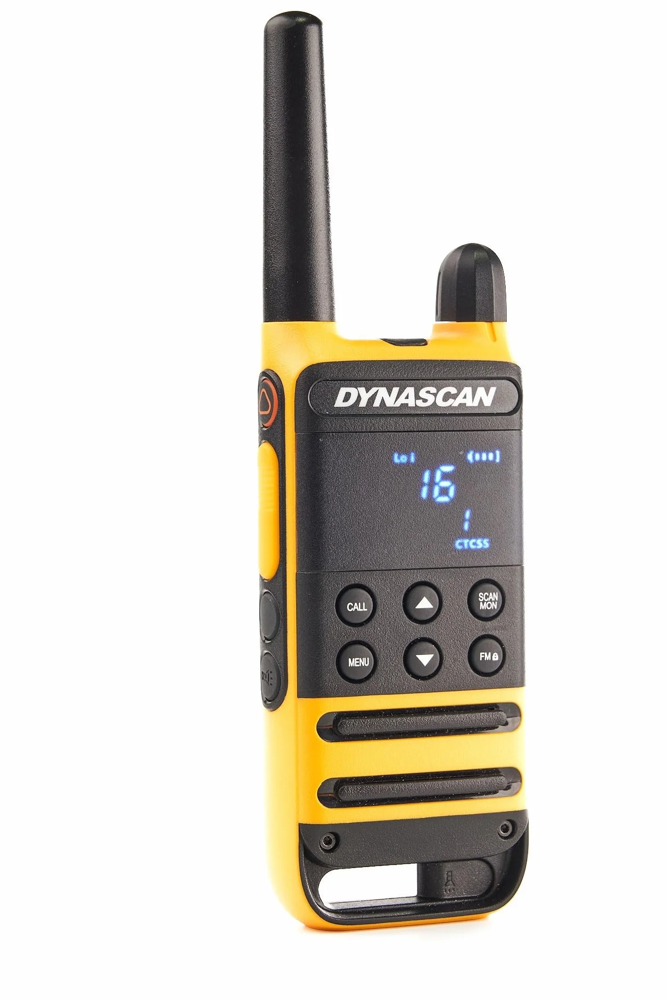 Dynascan P19 Pack de 2 Talkies-Walkies PMR446 avec Mallette de Transport et Oreillettes – Usage Libre, IP54, Portée 10km, Écran LED Invisible, Alerte Vibration