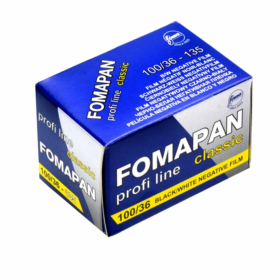 Foma Fomapan 100 ISO Films négatifs Noir et Blanc, 35 mm, 36 l'exposition
