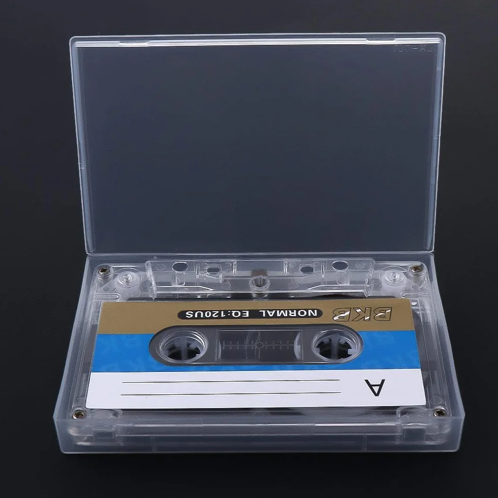 Cassette vierge magnétique 60 minutes (1 pièce, blanc)