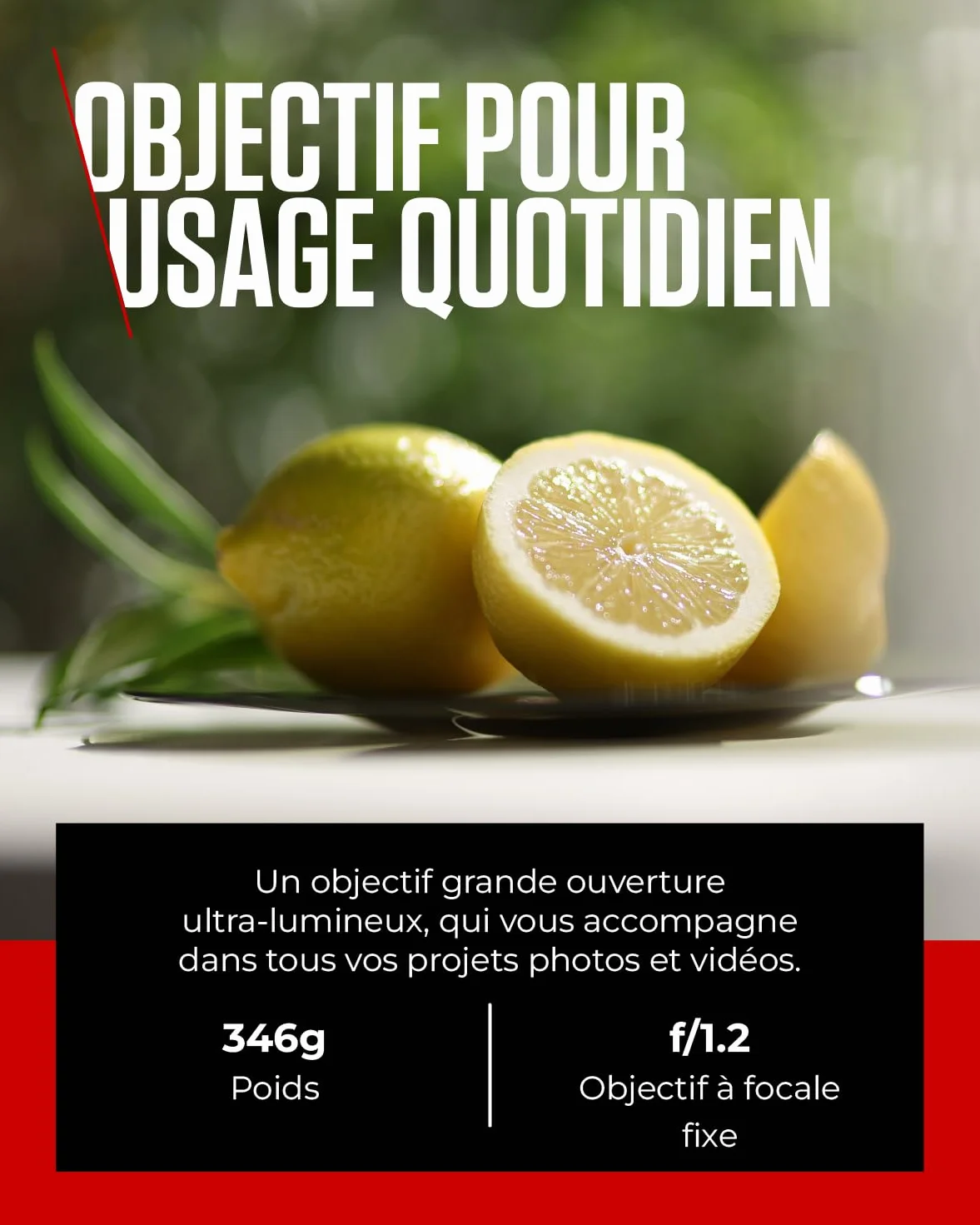 Objectif Canon RF 45mm F1.2 STM – Objectif Canon Lumineux pour Appareil Photo numérique | Idéal pour Portraits, léger et Compact | Compatible Canon EOS R
