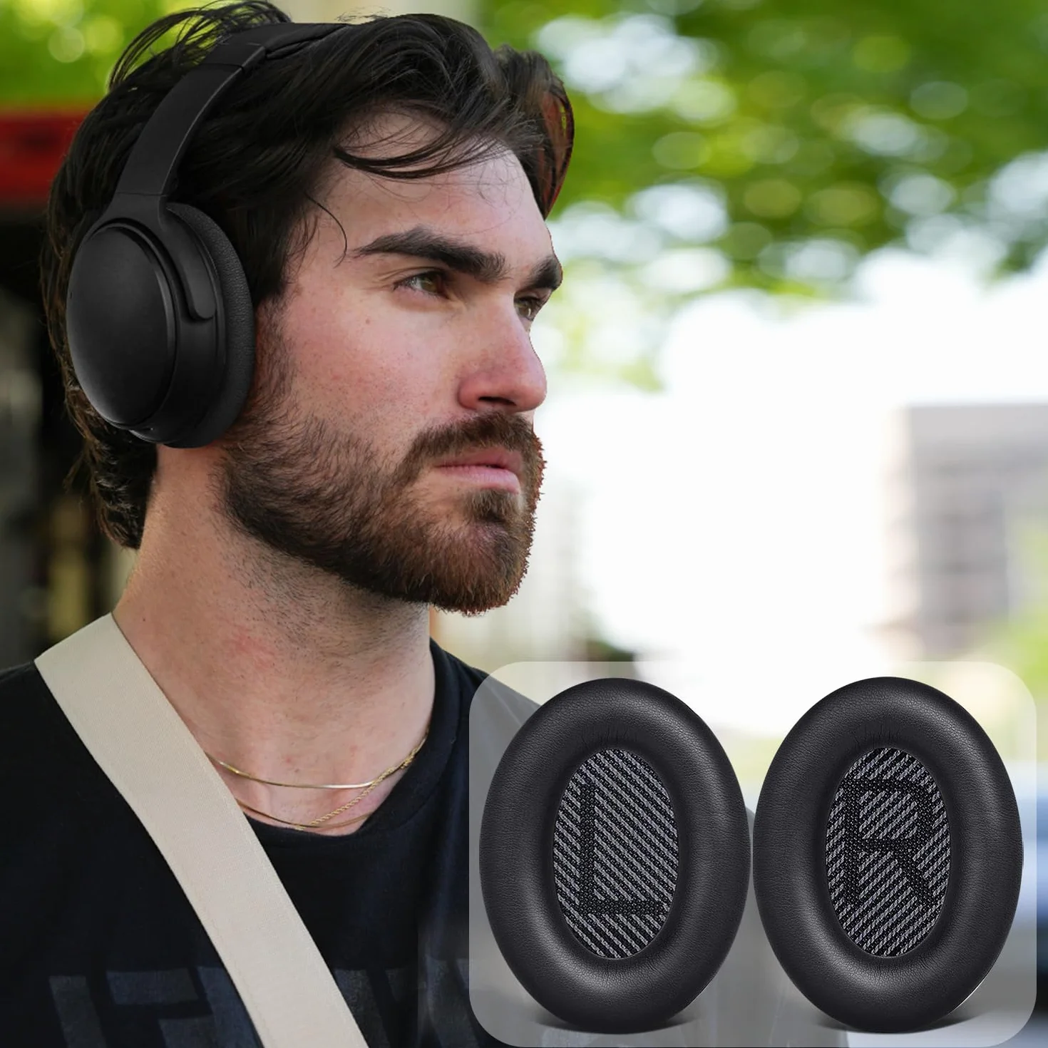 Bose QuietComfort 35 QC35 QC35 II Coussinets d'oreille Supra-auriculaire Casque SoloWIT