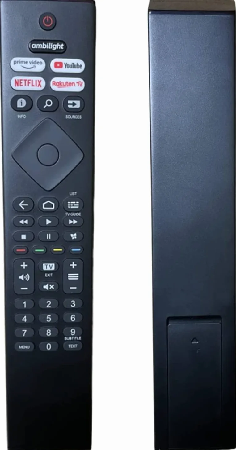 HR45B-GJ01 pour telecommande Philips TV ambilight Convient pour télécommande Universelle Philips ambilight