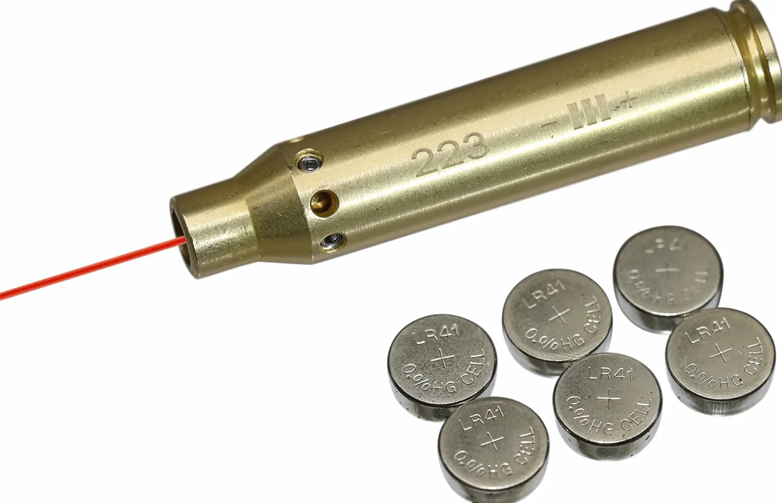Cartouche de Visée 5.56mm avec 2 Jeux de Piles Rouge