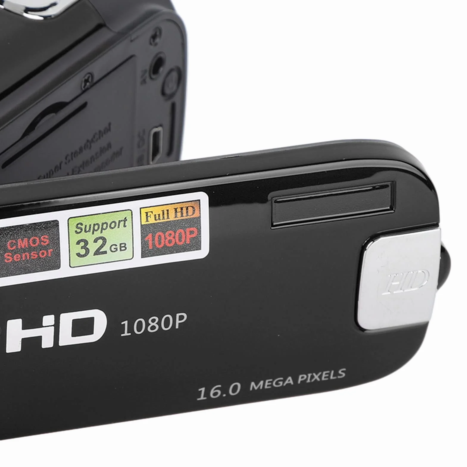 Caméscope Vidéo, Enregistreur de Caméra Vlogging Full HD 1080P 16MP avec écran Rotatif de 2,7 Pouces, Appareil Photo Numérique à Zoom Numérique 16x, pour Les Amis et la